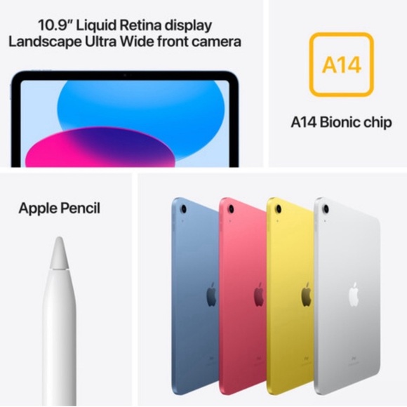 New Pink Apple IPad 10th Generation 64GB In Sealed Box - Picture 7 of 7